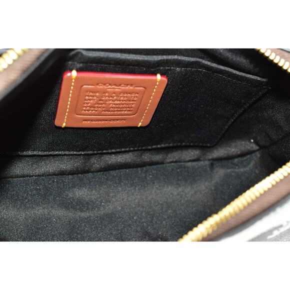 Coach Teri Shoulder Bag In Signature Canvas Pumpkin Halloween Print CCE71 NWT - Picture 11 of 16